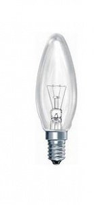 Лампа ЛОН свеча B36 40Вт 220В Е14 (прозрачная)