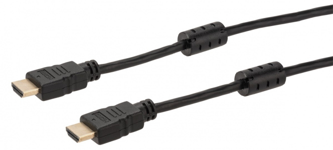 Кабель "АВК 3" HDMI - HDMI, v2.0, позолоченные контакты, с ферритами, 1,5 метра, TDM