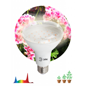 Лампа LED 15Вт, 220В FITO-15W-Ra90-Е27 для растений (фито) ЭРА 